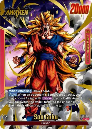 Son Goku - FB11-001 (Alternate Art) (FB11-001) - Brightness of Hope Holofoil