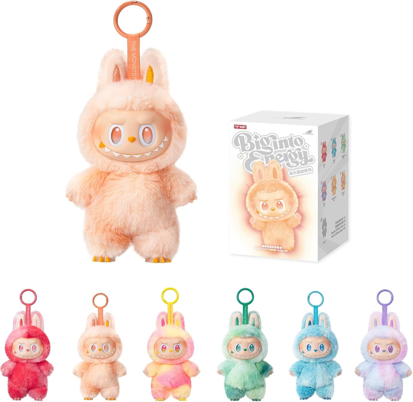 Labubu - The Monsters Big into Energy Series: Vinyl Plush Pendant Blind Box (Single Pack)