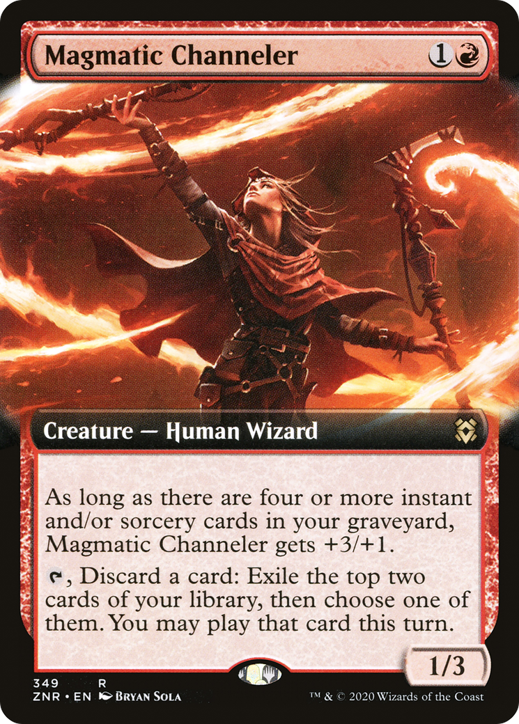 Magmatic Channeler (Extended Art) (ZNR-349) - Zendikar Rising: (Extended Art)