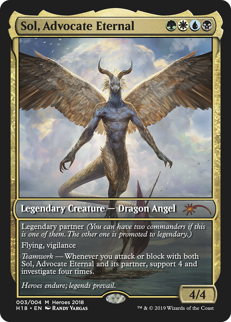 Sol, Advocate Eternal (UMP-003) - 2018 Heroes of the Realm