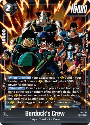 Bardock's Crew - FB11-114 (FB11-114) - Brightness of Hope Holofoil