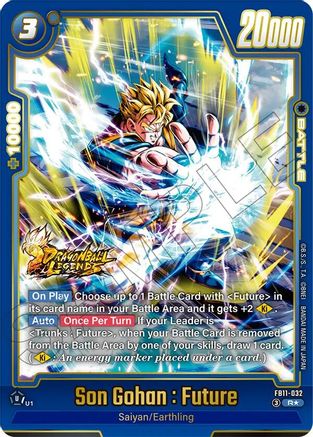 Son Gohan : Future - FB11-032 (Alternate Art) (FB11-032) - Brightness of Hope Holofoil
