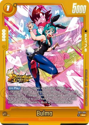 Bulma - FB11-094 (Alternate Art) (FB11-094) - Brightness of Hope Holofoil