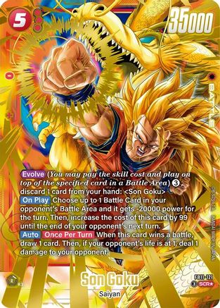Son Goku - FB11-121 (Alternate Art) (FB11-121) - Brightness of Hope Holofoil