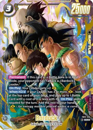 Bardock - FB11-123 (Alternate Art) (FB11-123) - Brightness of Hope Holofoil