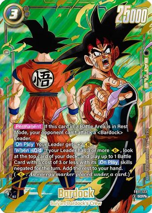 Bardock - FB11-123 (Super Alternate Art) (FB11-123) - Brightness of Hope Holofoil