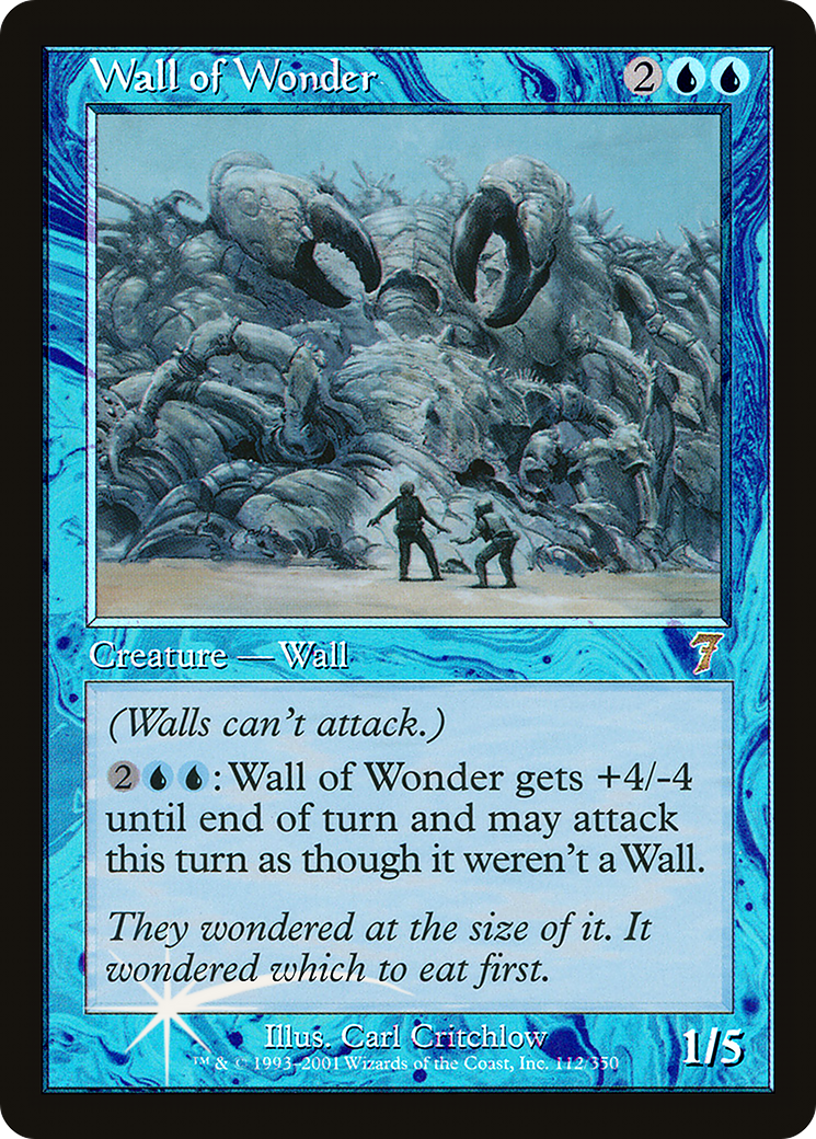 Wall of Wonder (7ED-112) - 7th Edition Foil