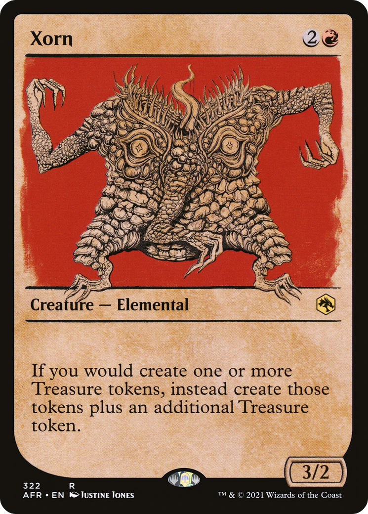 Xorn (Showcase) (AFR-322) - Adventures in the Forgotten Realms: (Showcase) Foil