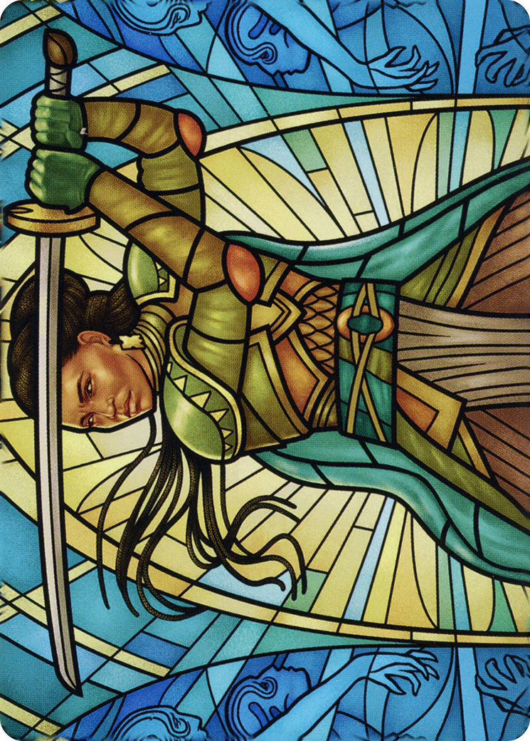 Shanna, Purifying Blade // Shanna, Purifying Blade (ADMU-077) - Dominaria United Art Series (Borderless)
