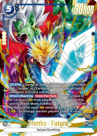 Trunks : Future - FB11-037 (Alternate Art) (FB11-037) - Brightness of Hope Holofoil