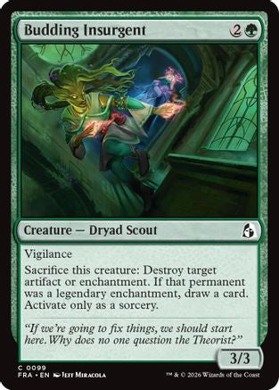 Budding Insurgent (FRA-099) - Reality Fracture Foil