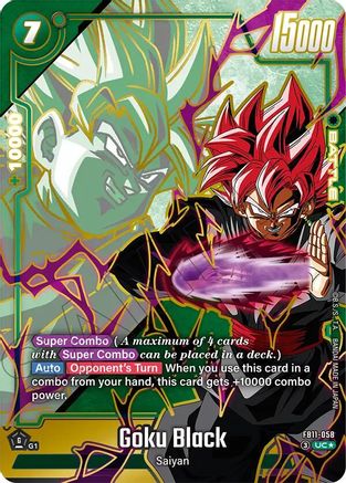 Goku Black - FB11-058 (Alternate Art) (FB11-058) - Brightness of Hope Holofoil