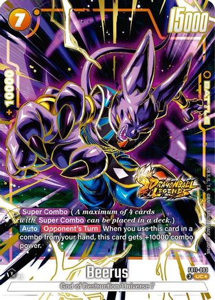Beerus - FB11-093 (Alternate Art) (FB11-093) - Brightness of Hope Holofoil