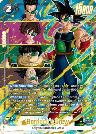 Bardock's Crew - FB11-114 (Alternate Art) (FB11-114) - Brightness of Hope Holofoil