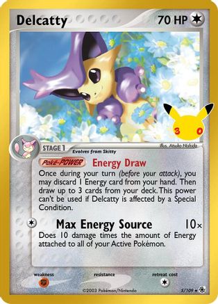 Delcatty 005  - Holofoil ME 30th Celebration Classic Collection - Classic Collection