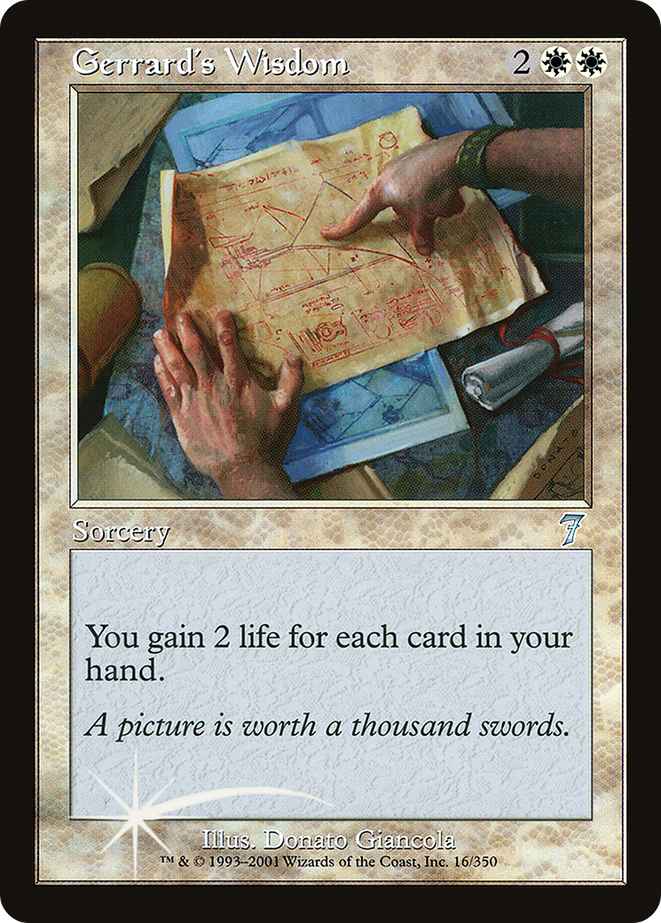 Gerrard's Wisdom (7ED-016) - 7th Edition Foil