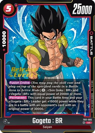 Gogeta : BR (FB11-005) - Brightness of Hope Release Event Cards