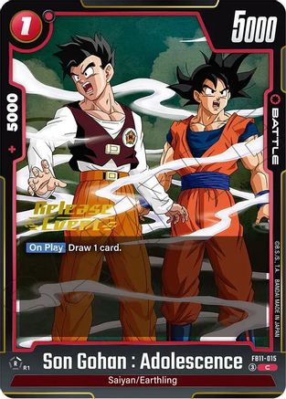 Son Gohan : Adolescence - FB11-015 (FB11-015) - Brightness of Hope Release Event Cards