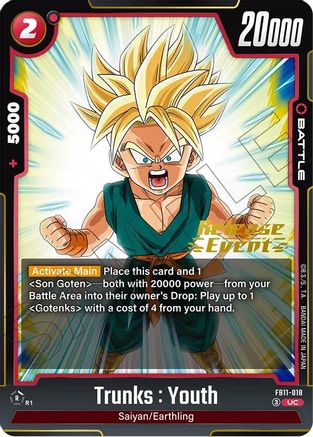 Trunks : Youth - FB11-018 (FB11-018) - Brightness of Hope Release Event Cards