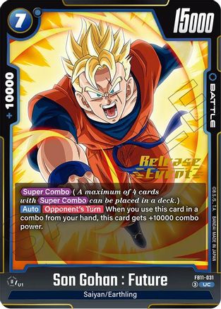 Son Gohan : Future - FB11-031 (FB11-031) - Brightness of Hope Release Event Cards