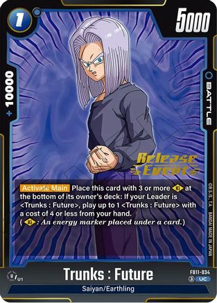 Trunks : Future - FB11-034 (FB11-034) - Brightness of Hope Release Event Cards