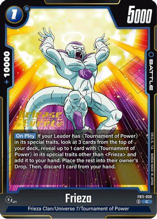 Frieza (FB11-039) - Brightness of Hope Release Event Cards