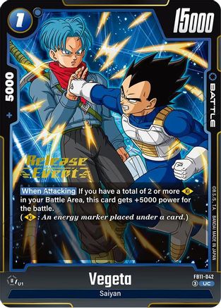 Vegeta - FB11-042 (FB11-042) - Brightness of Hope Release Event Cards