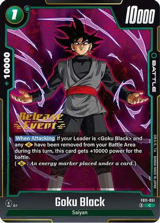 Goku Black - FB11-051 (FB11-051) - Brightness of Hope Release Event Cards