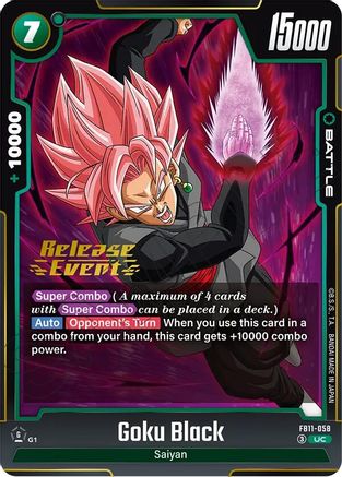 Goku Black - FB11-058 (FB11-058) - Brightness of Hope Release Event Cards