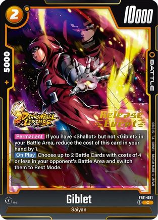 Giblet - FB11-081 (FB11-081) - Brightness of Hope Release Event Cards