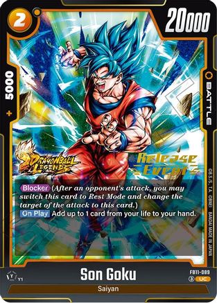 Son Goku - FB11-089 (FB11-089) - Brightness of Hope Release Event Cards