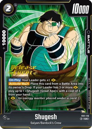 Shugesh (FB11-116) - Brightness of Hope Release Event Cards