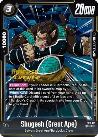 Shugesh (Great Ape) (FB11-117) - Brightness of Hope Release Event Cards