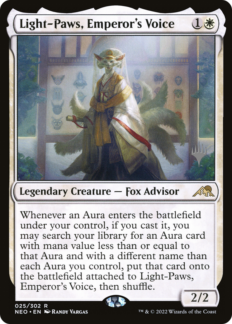 Light-Paws, Emperor's Voice (PPNEO-025) - Kamigawa: Neon Dynasty Promos