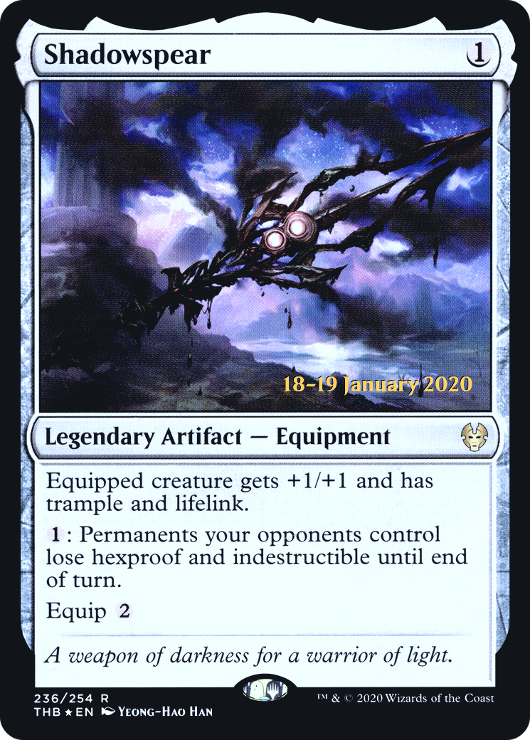 Shadowspear (PRE-236) - Theros Beyond Death Promos Foil
