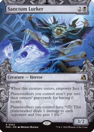 Sanctum Lurker (Showcase) (FRA-342) - Reality Fracture Foil