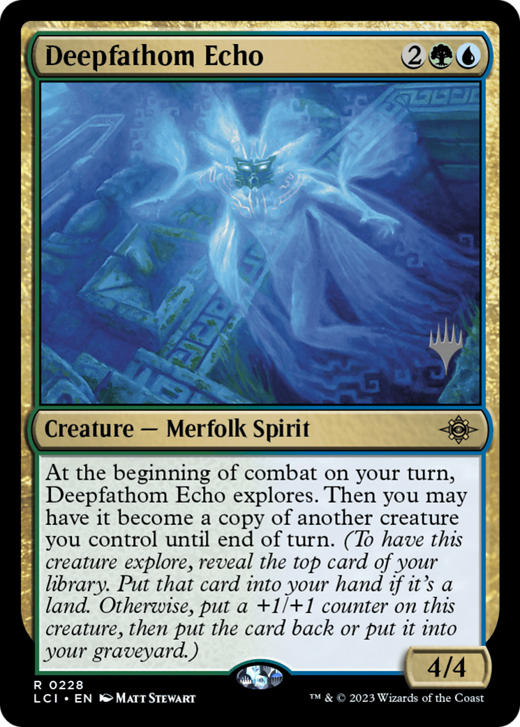 Deepfathom Echo (PPLCI-228) - The Lost Caverns of Ixalan Promos
