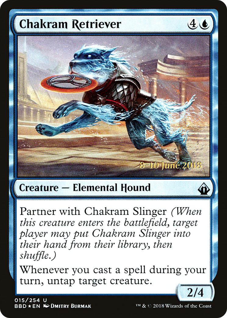 Chakram Retriever (LARP-015) - Battlebond Promos Foil