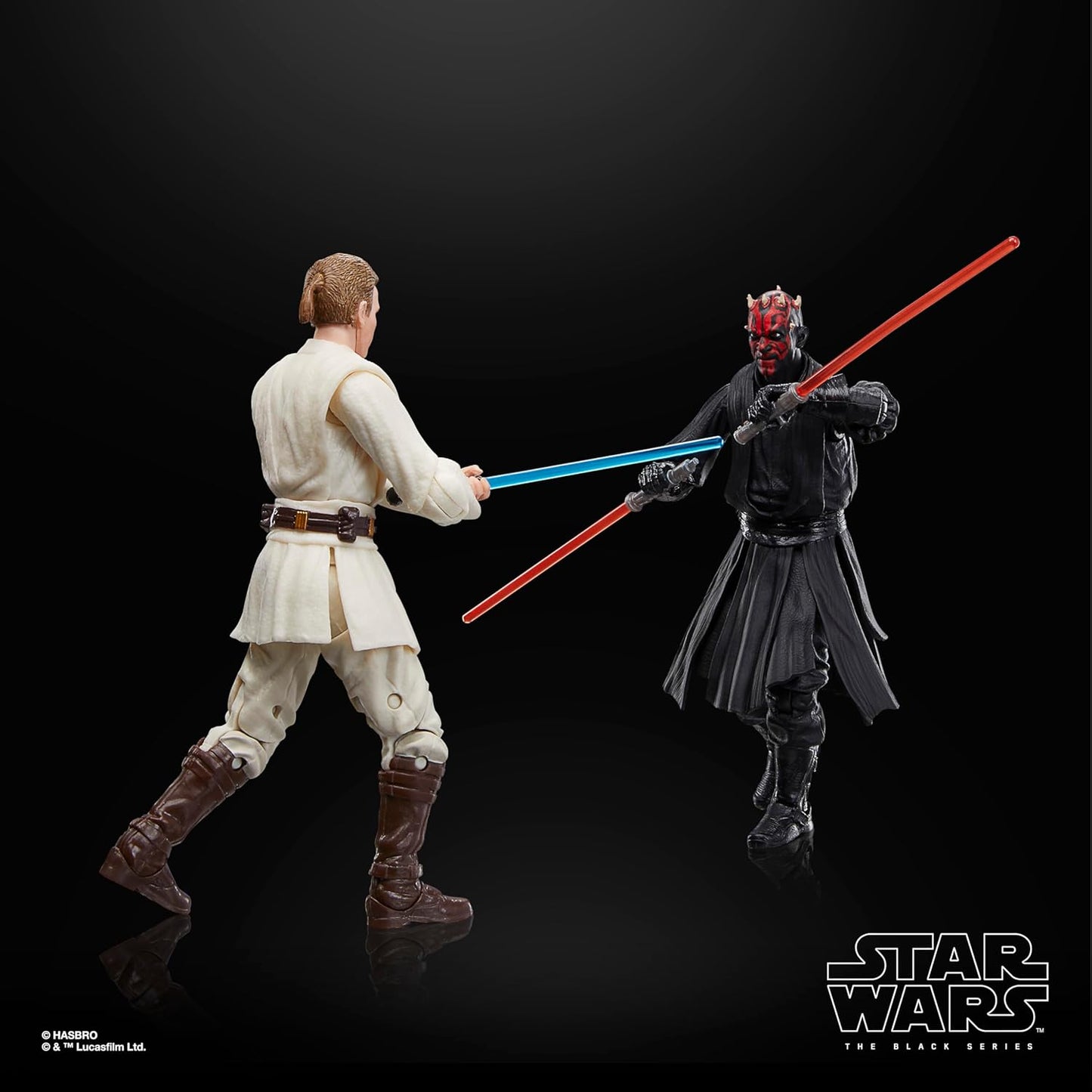 Star Wars - The Black Series: Qui-Gon Jinn, Darth Maul, Obi-Wan Kenobi (Duel of the Fates, The Phantom Menace)