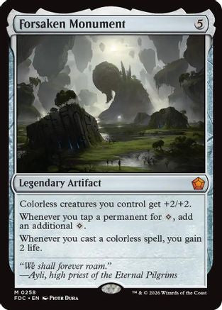 Forsaken Monument (FDC-258) - Commander: Foundations