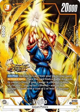 Vegito - FP-100 (Tournament Pack 12) (FP-100) - Tournament and Championship Promos Holofoil