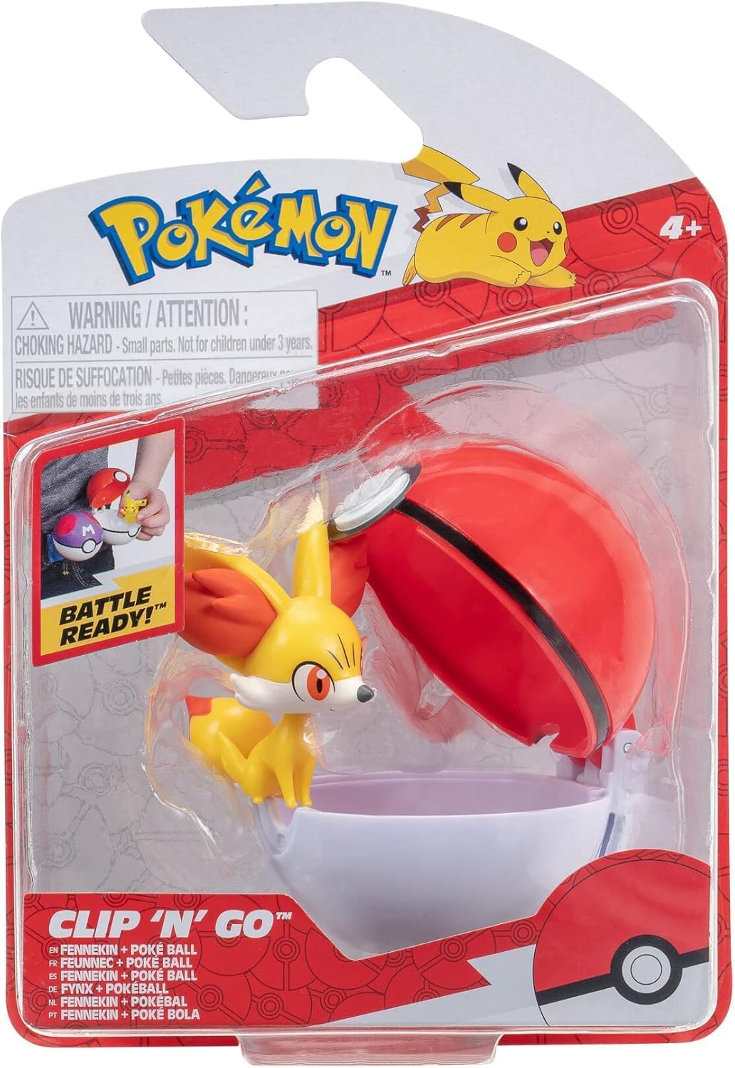 Pokémon: Clip n Go + Poké Ball (Official Merchandise)
