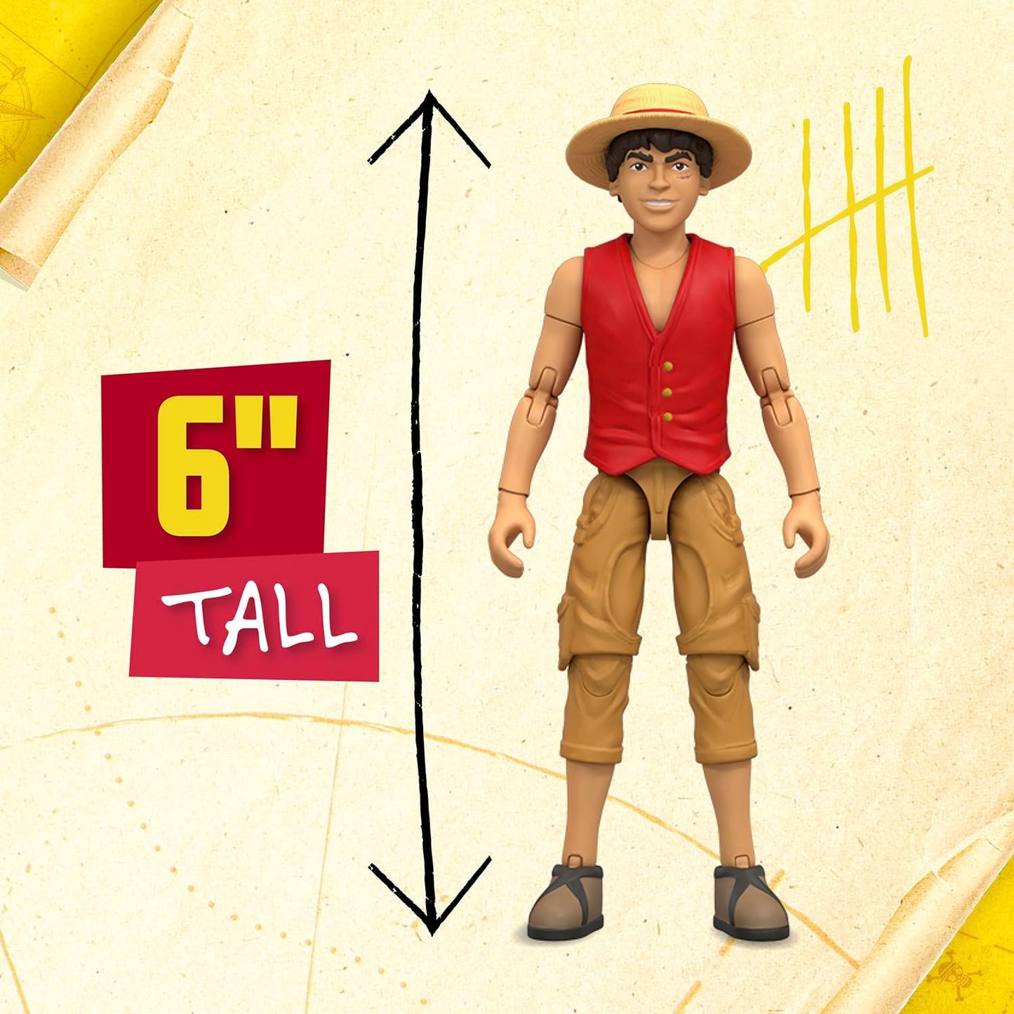 One Piece:  Monkey D. Luffy 15 cm Action Figure