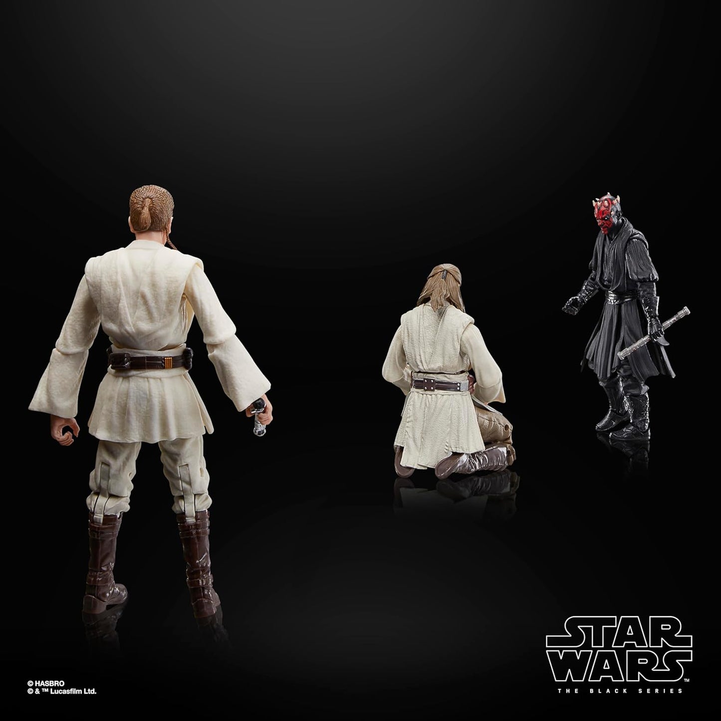 Star Wars - The Black Series: Qui-Gon Jinn, Darth Maul, Obi-Wan Kenobi (Duel of the Fates, The Phantom Menace)