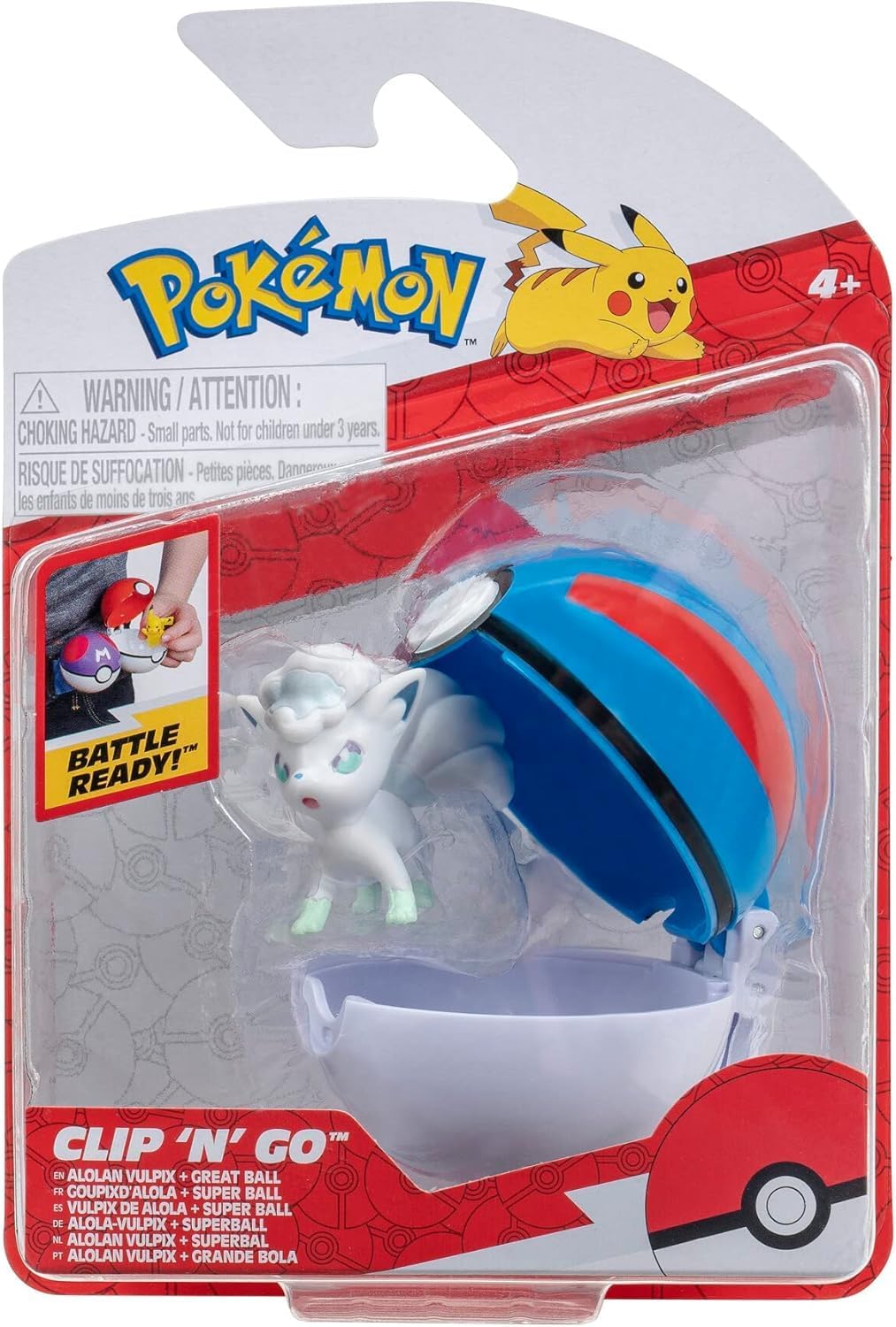 Pokémon: Clip n Go + Poké Ball (Official Merchandise)