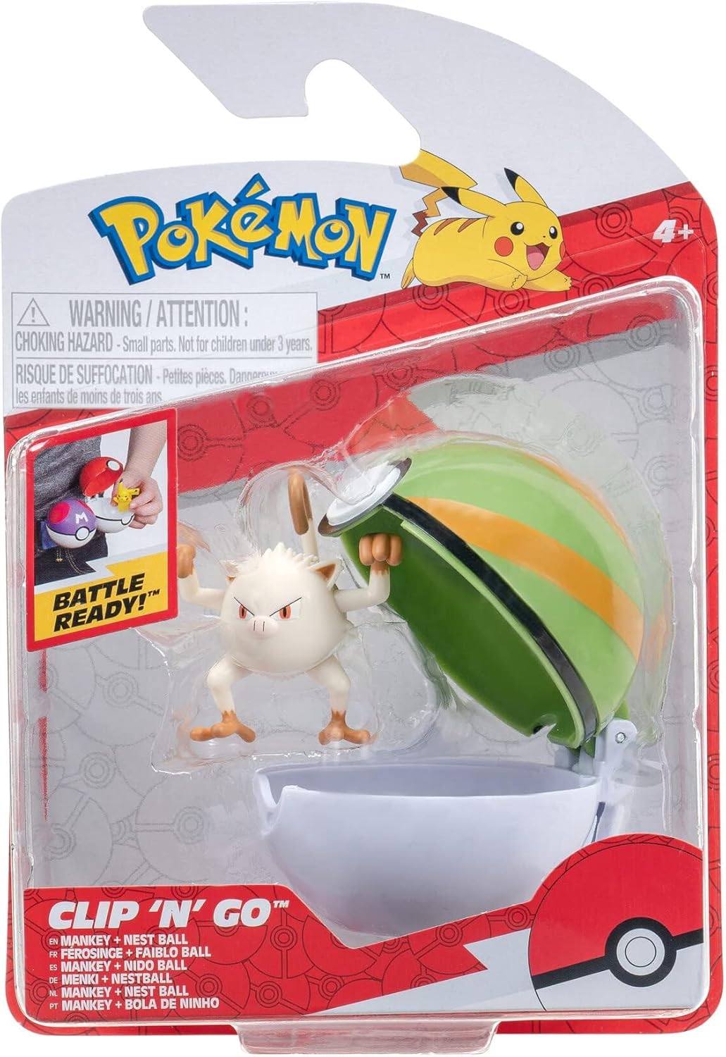 Pokémon: Clip n Go + Poké Ball (Official Merchandise)