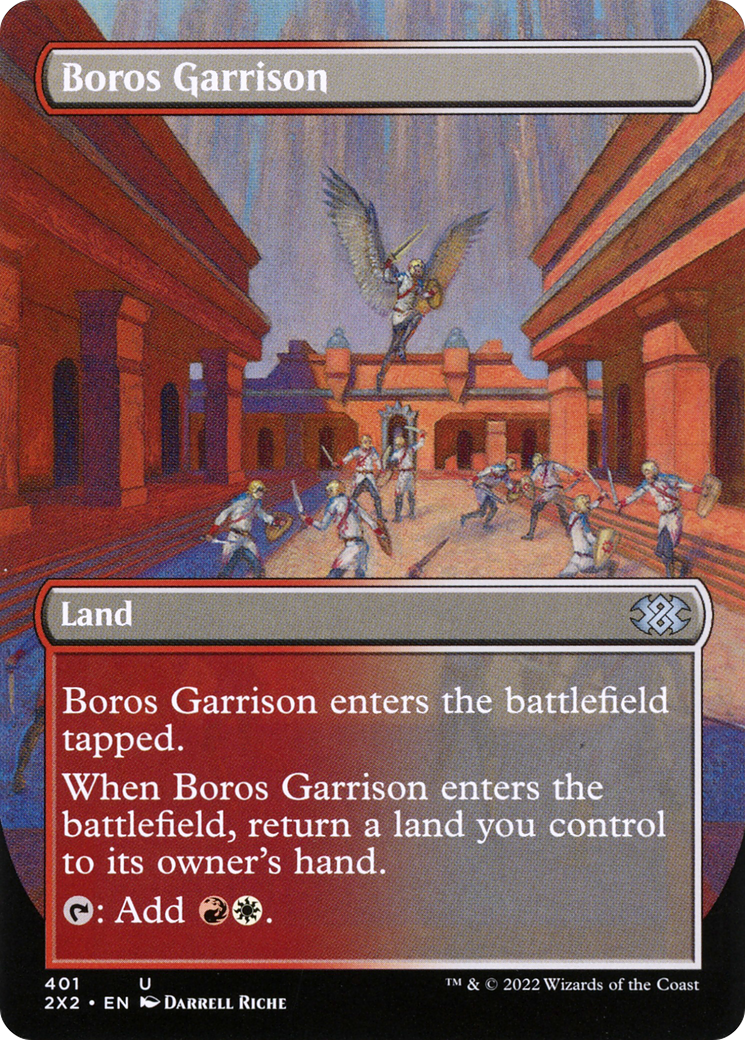 Boros Garrison (Borderless) (2X2-401) - Double Masters 2022 (Borderless)