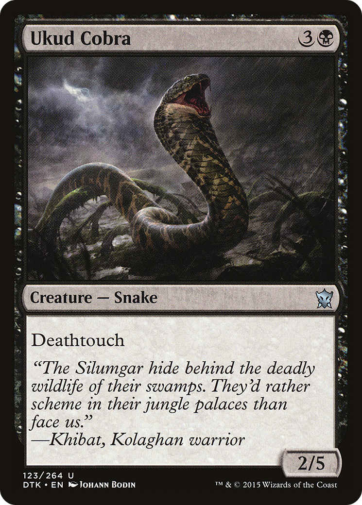 Ukud Cobra (DTK-123) - Dragons of Tarkir Foil