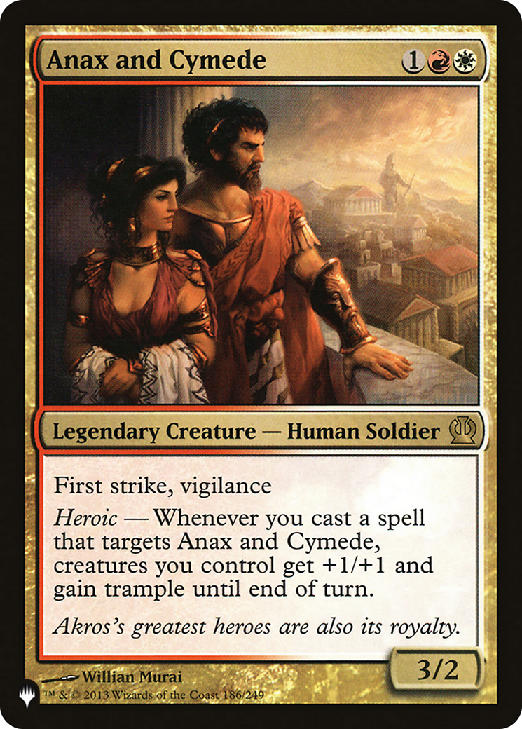 Anax and Cymede (LIST-186/249) - The List