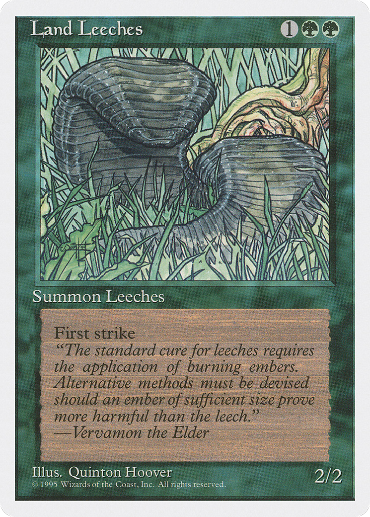 Land Leeches (4ED-) - Fourth Edition
